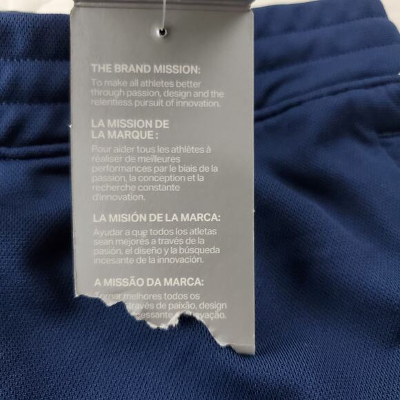 NWT Under Armour Men's Med Fitted Performance Taper Joggers Dark Blue Zipper Leg - Picture 7 of 13